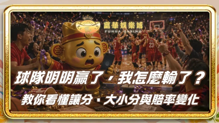 球隊明明贏了，我怎麼輸了？教你看懂讓分、大小分與賠率變化